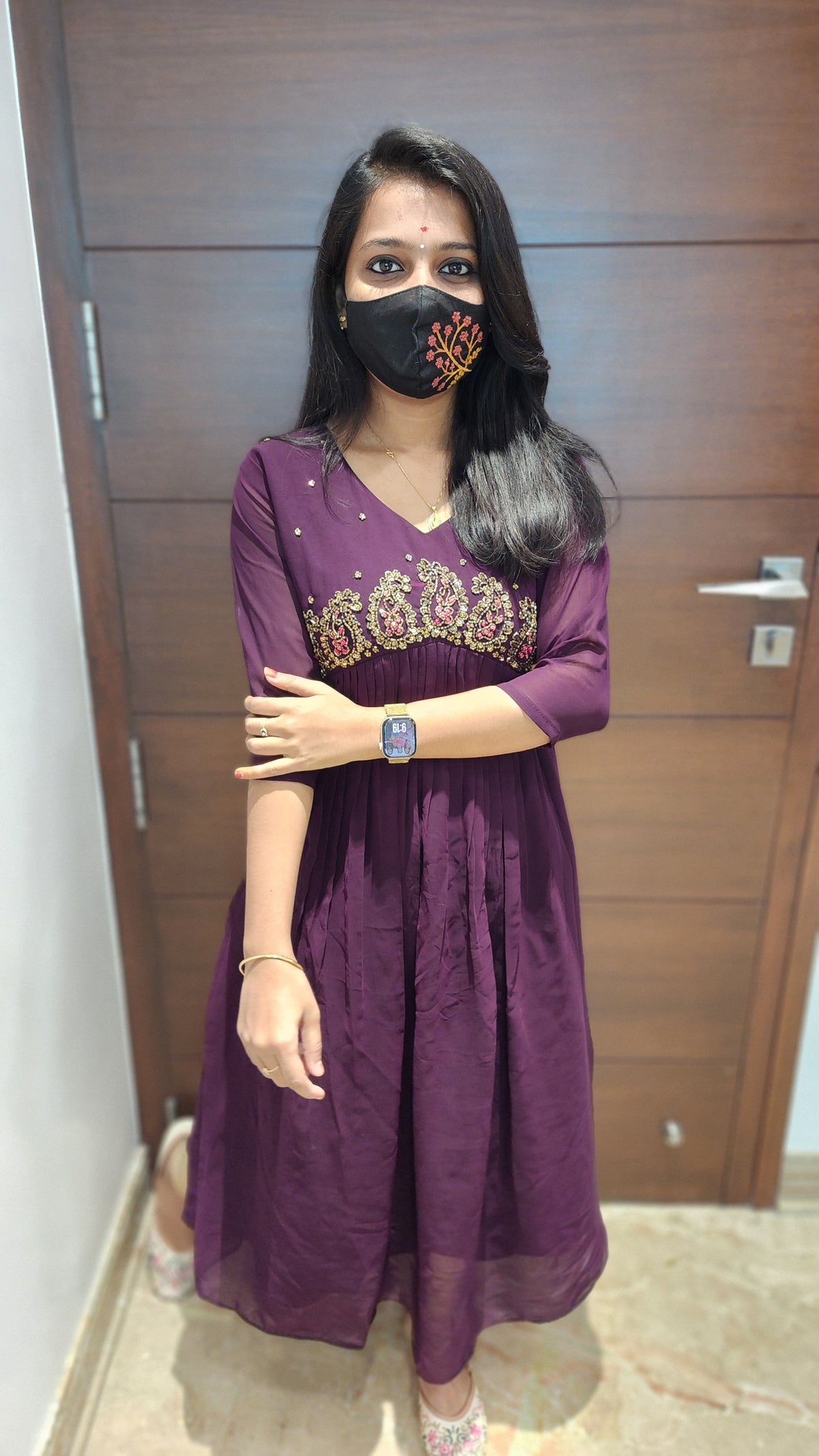 Festive sale -Handwork Kurti (7741)c