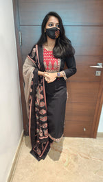 Ajrakh print-Salwar Set(7763)c2