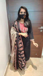 Ajrakh print-Salwar Set(7763)c2