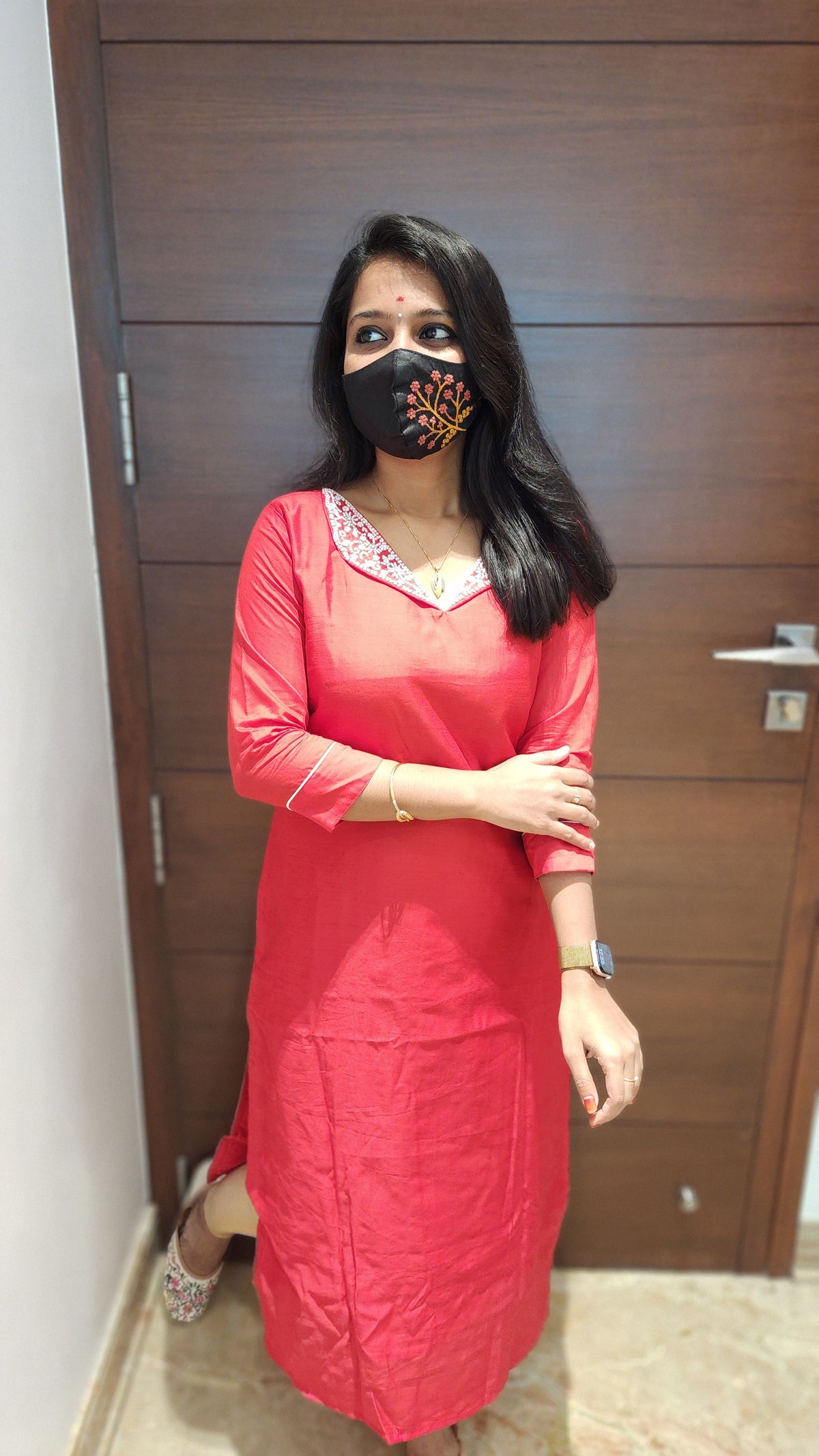 Christmas sale -Handwork Kurti (7821)