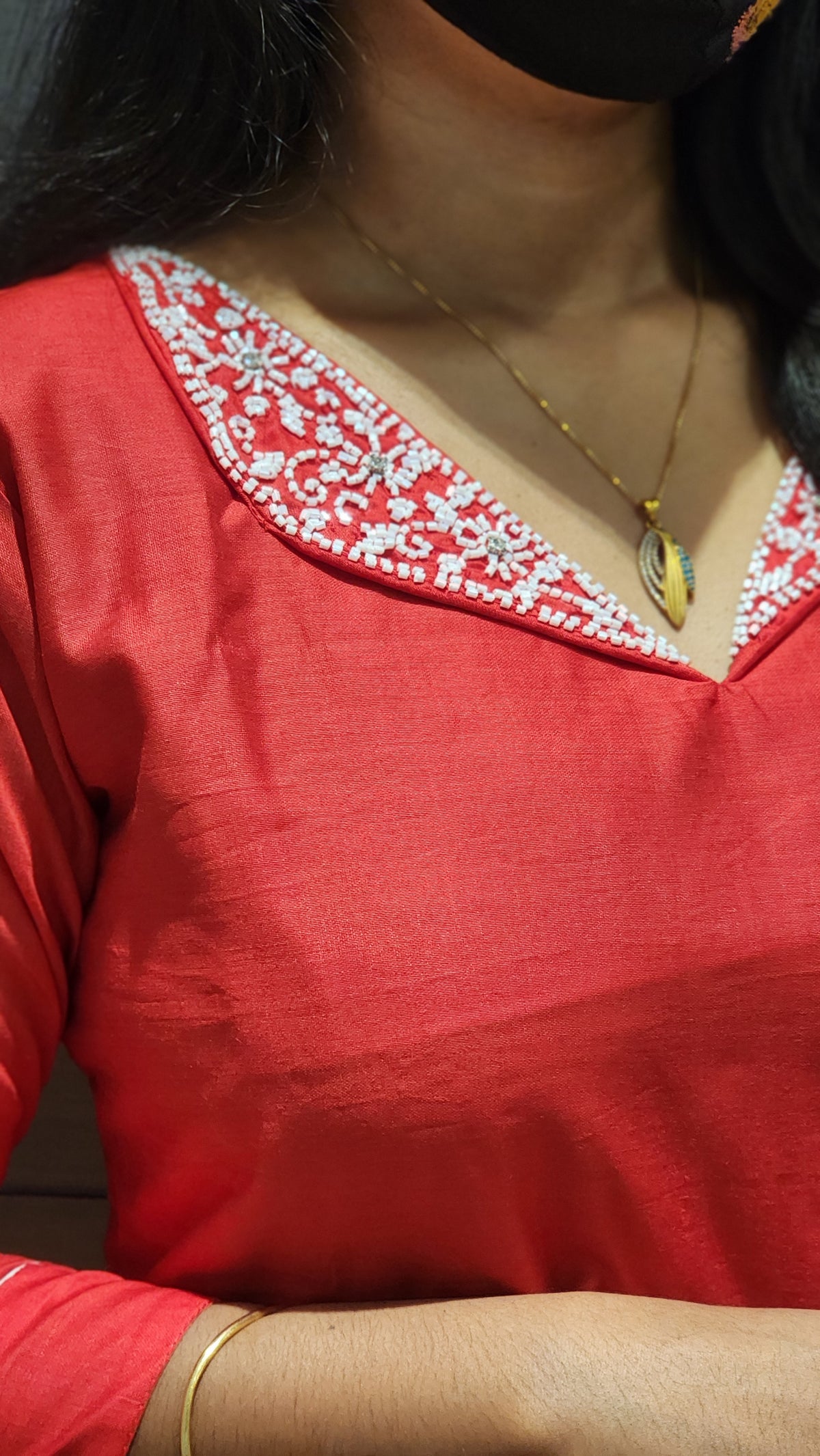 Christmas sale -Handwork Kurti (7821)