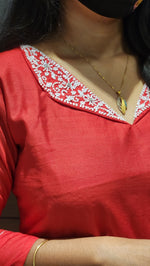 Christmas sale -Handwork Kurti (7821)