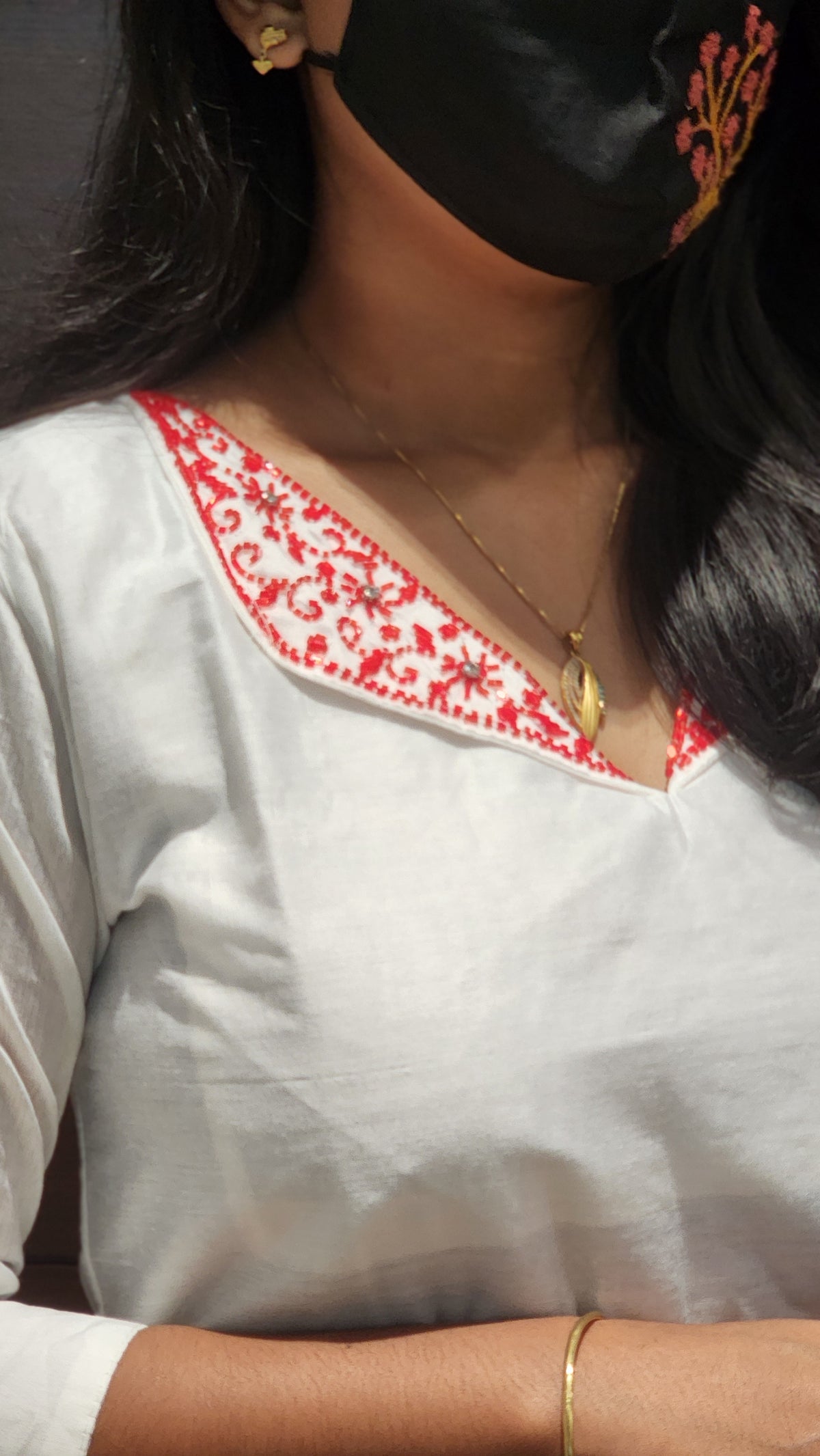 Christmas sale -Handwork Kurti (7822)