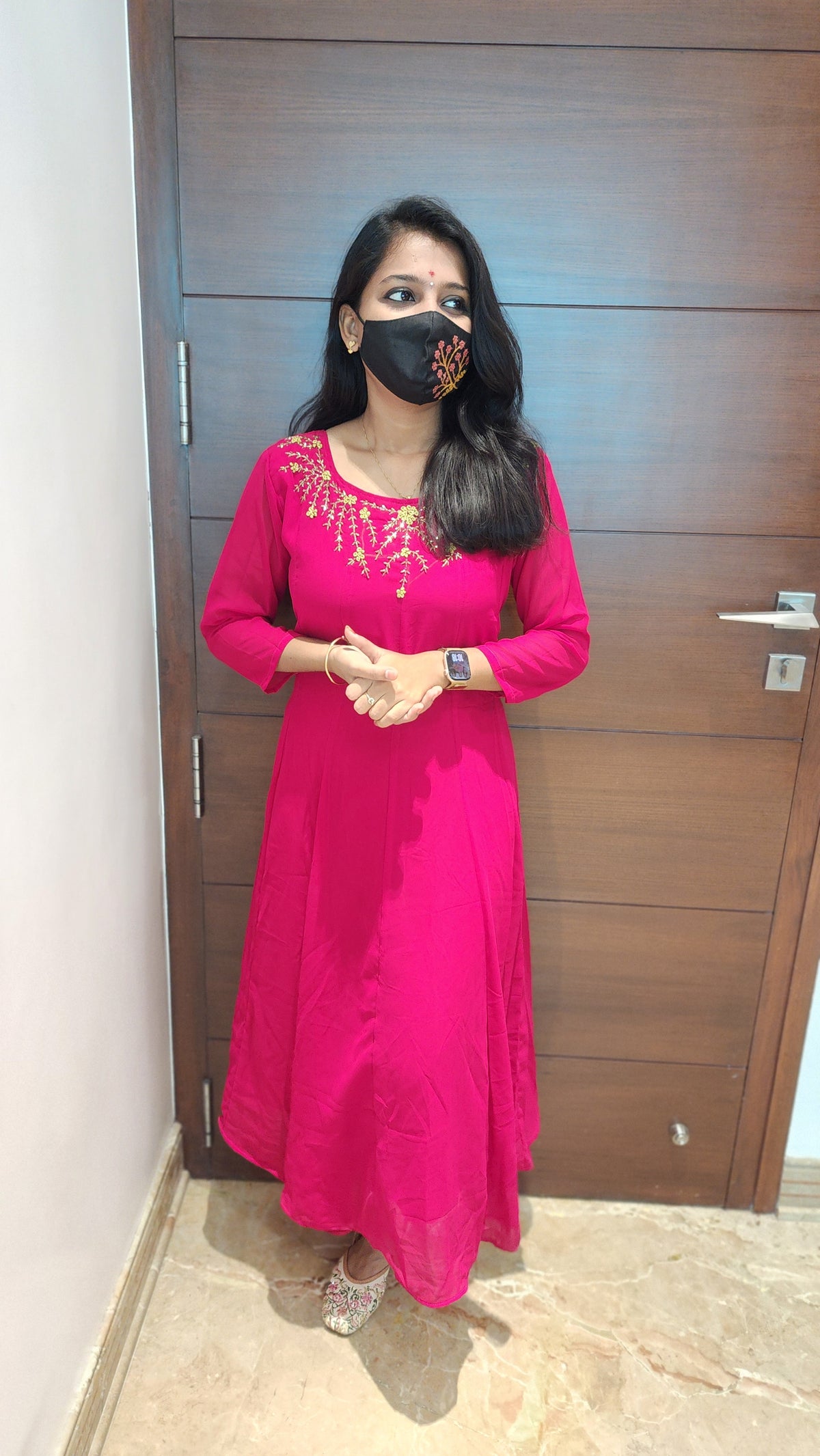 Festive sale -Panel cut kurti (8452)c4