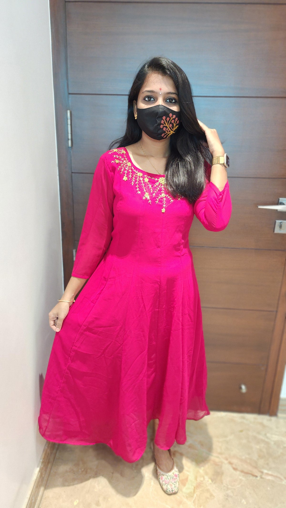 Festive sale -Panel cut kurti (8452)c4