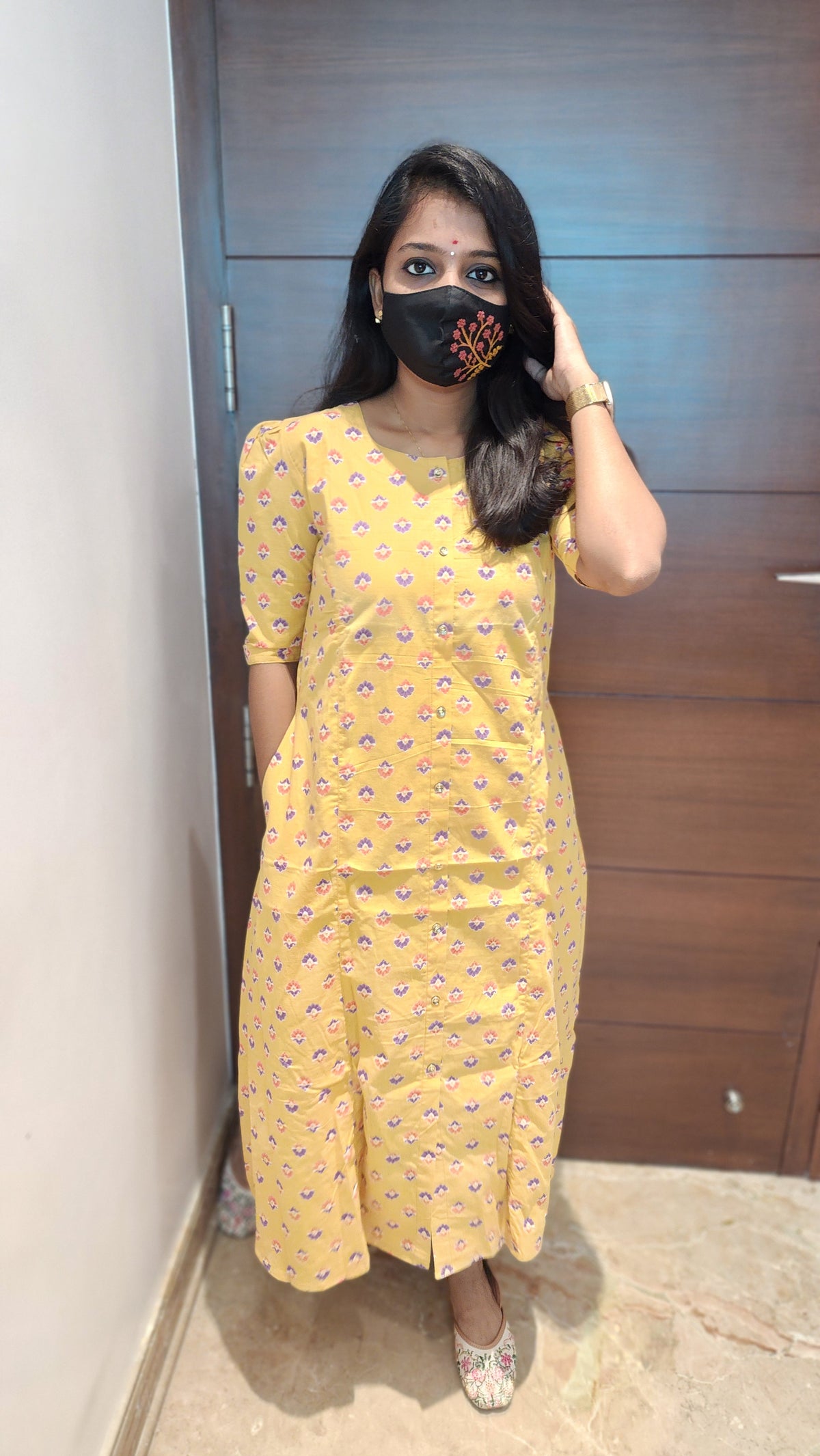 Jaipur A-Line cotton Kurti (7884)c2