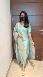 Salwar Set (kurti+Dupatta) (8063)c