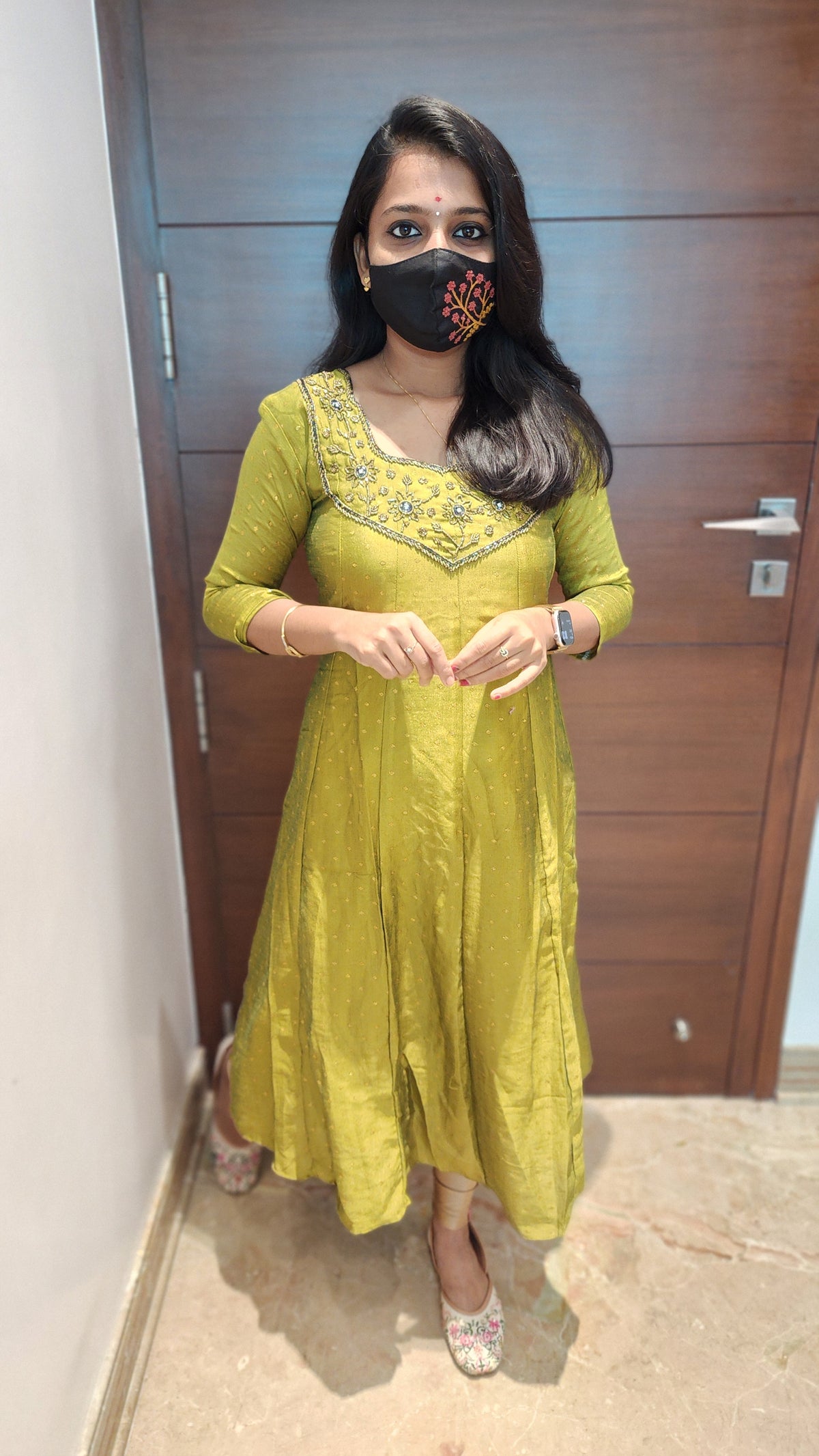 Starry Night handwork Kurti (7864)