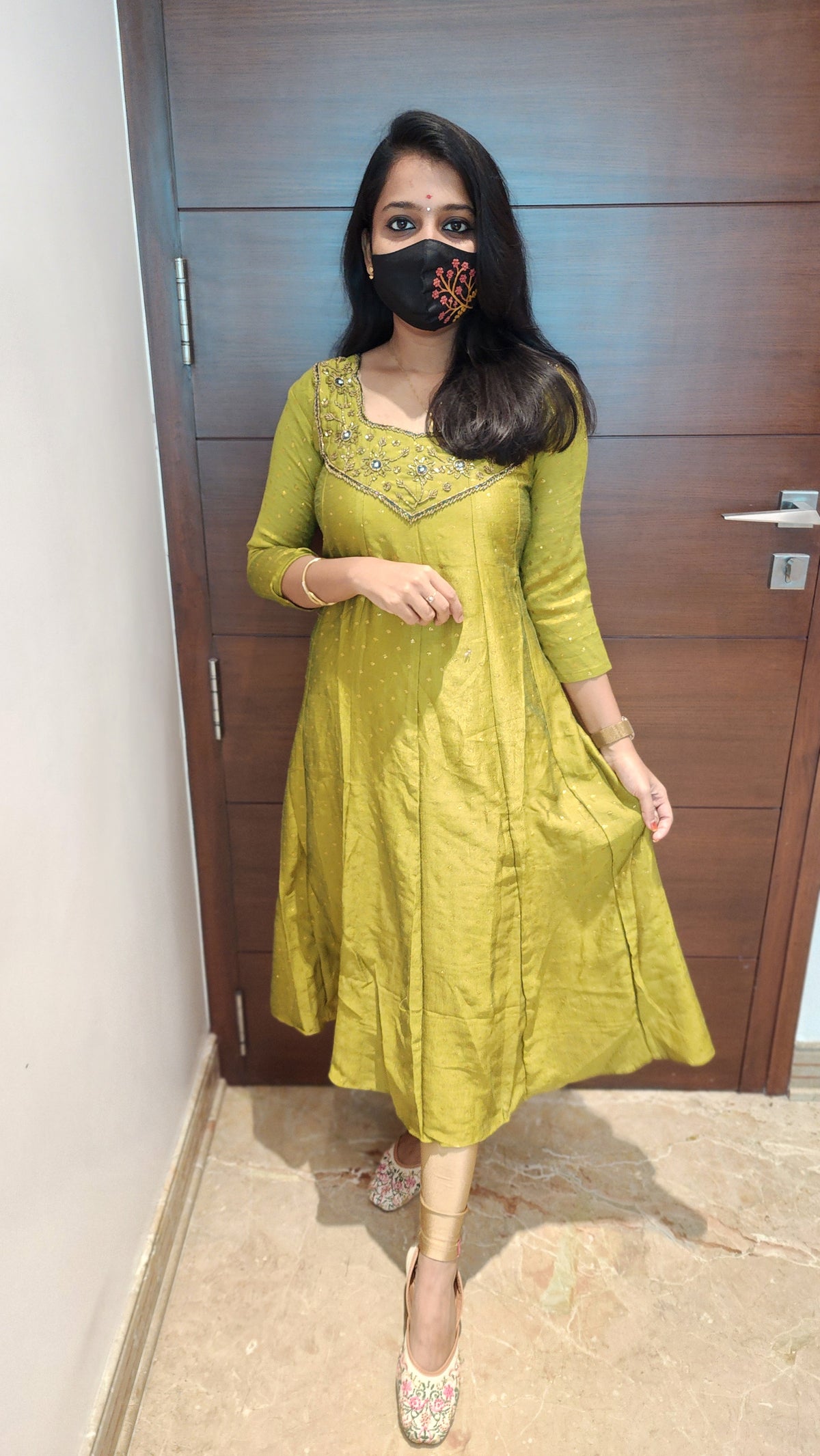 Starry Night handwork Kurti (7864)