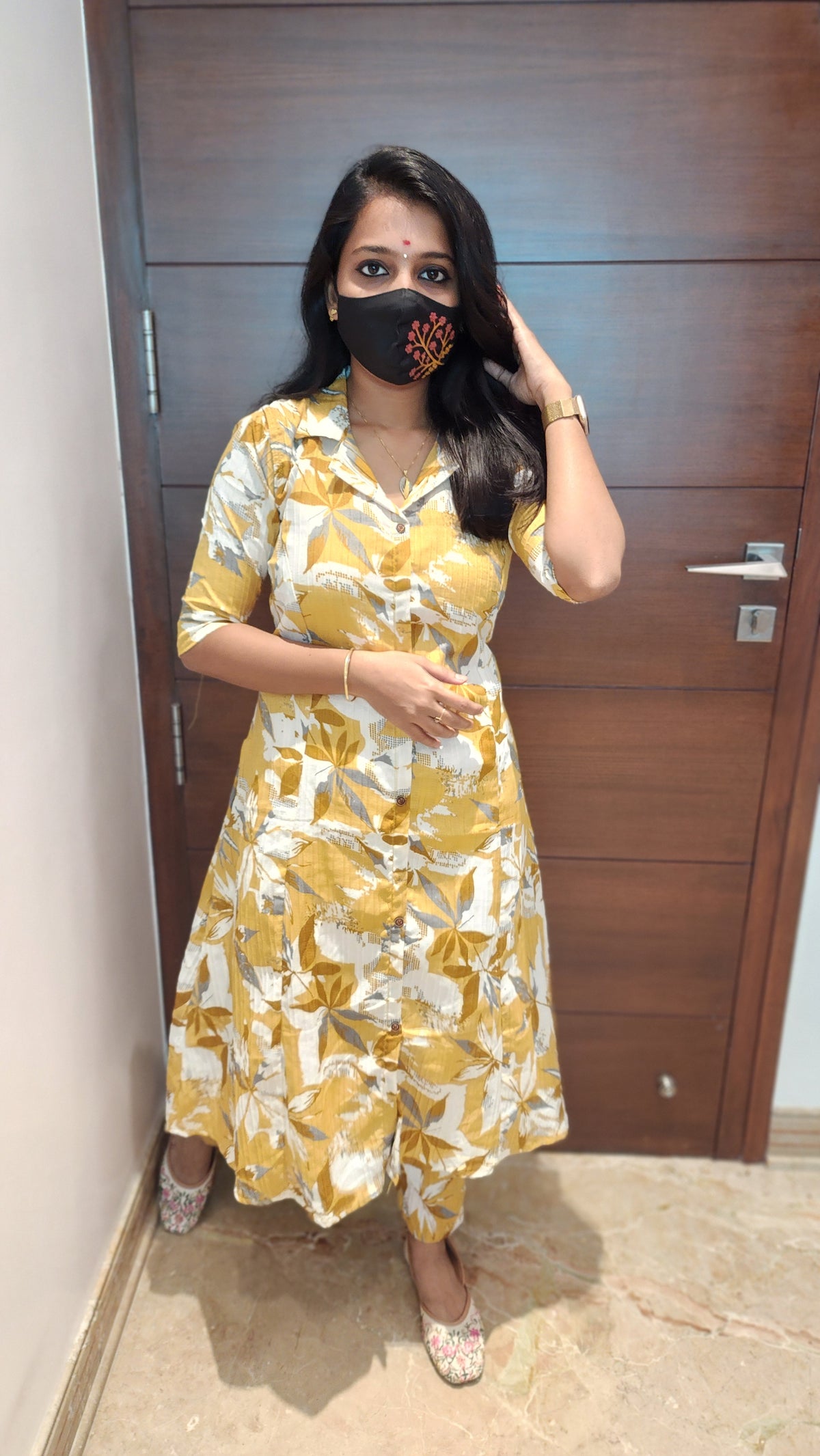 Urban Petal Printed Kurti (7878)