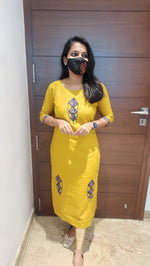 Hand embroidery kurti - Kite Theme (7909)