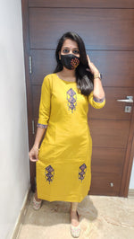 Hand embroidery kurti - Kite Theme (7909)