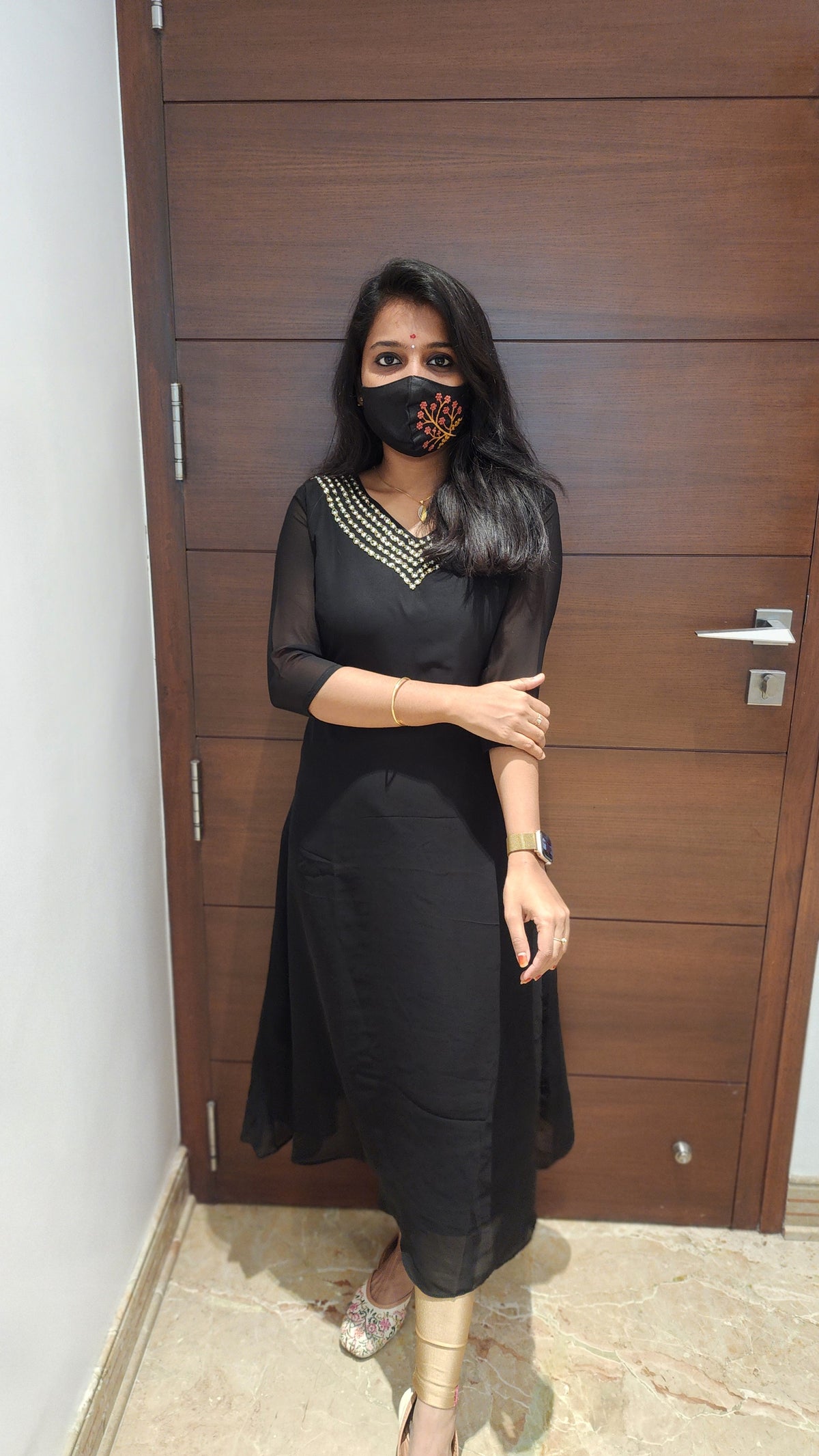 Jewel Handwork kurti (7940)