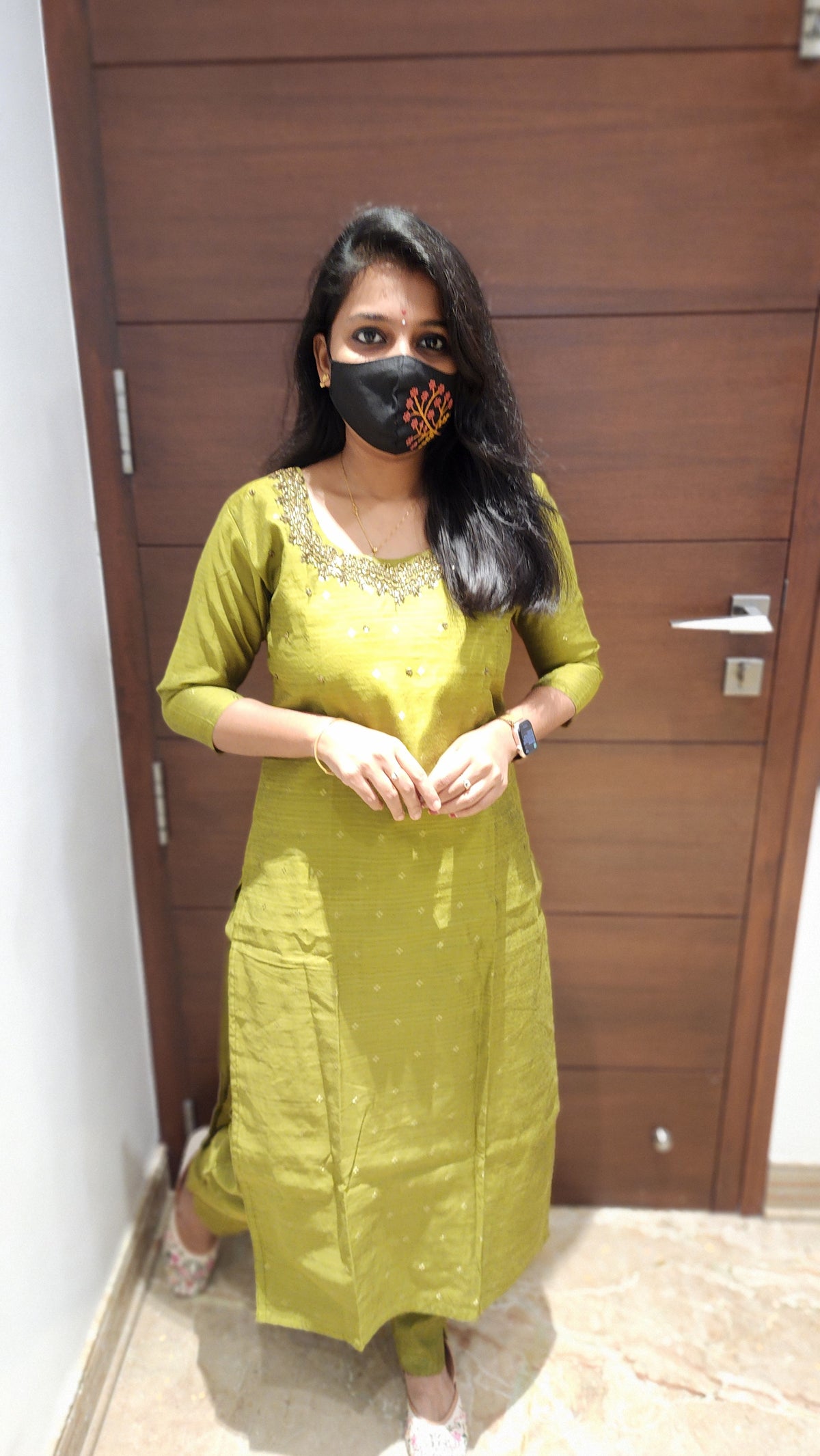 Nakshatra handwork Cord set (7935)c