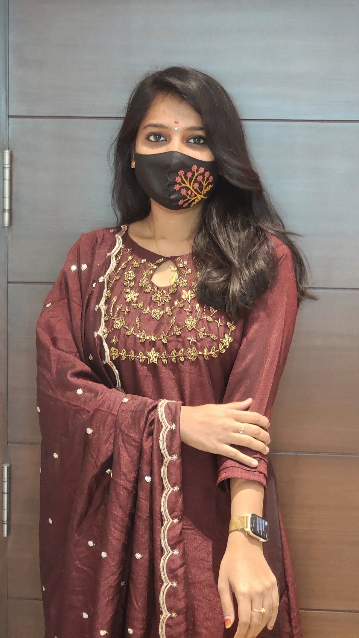 Sprinklez Coral Dream Kurti (8016)