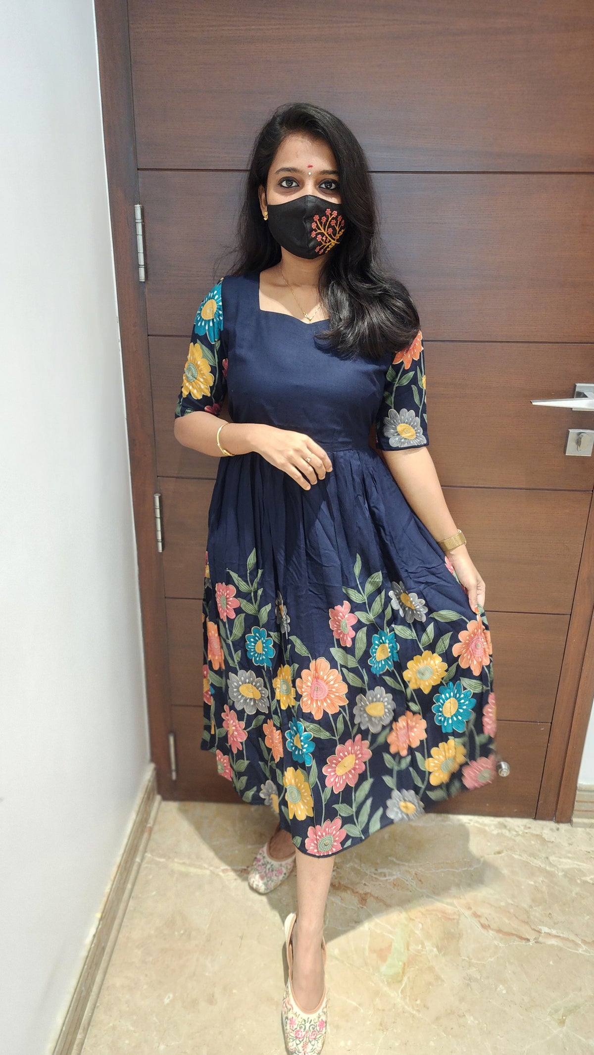 Western wear frock(8344)