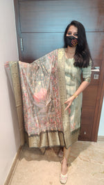 Salwar Set (kurti+Dupatta) (8143) #