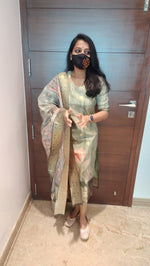 Salwar Set (kurti+Dupatta) (8143) #