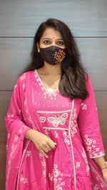 Butterfly Embroidery Salwar Set (8468)c