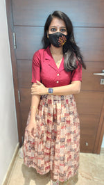 Indo-Western frock (8324)c2