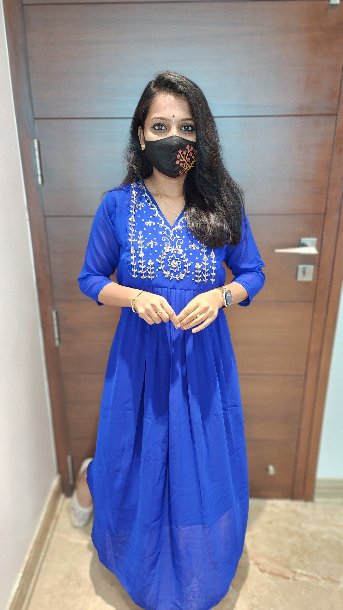 Pongal Festive Sale-Handwork Kurti(8578)c3