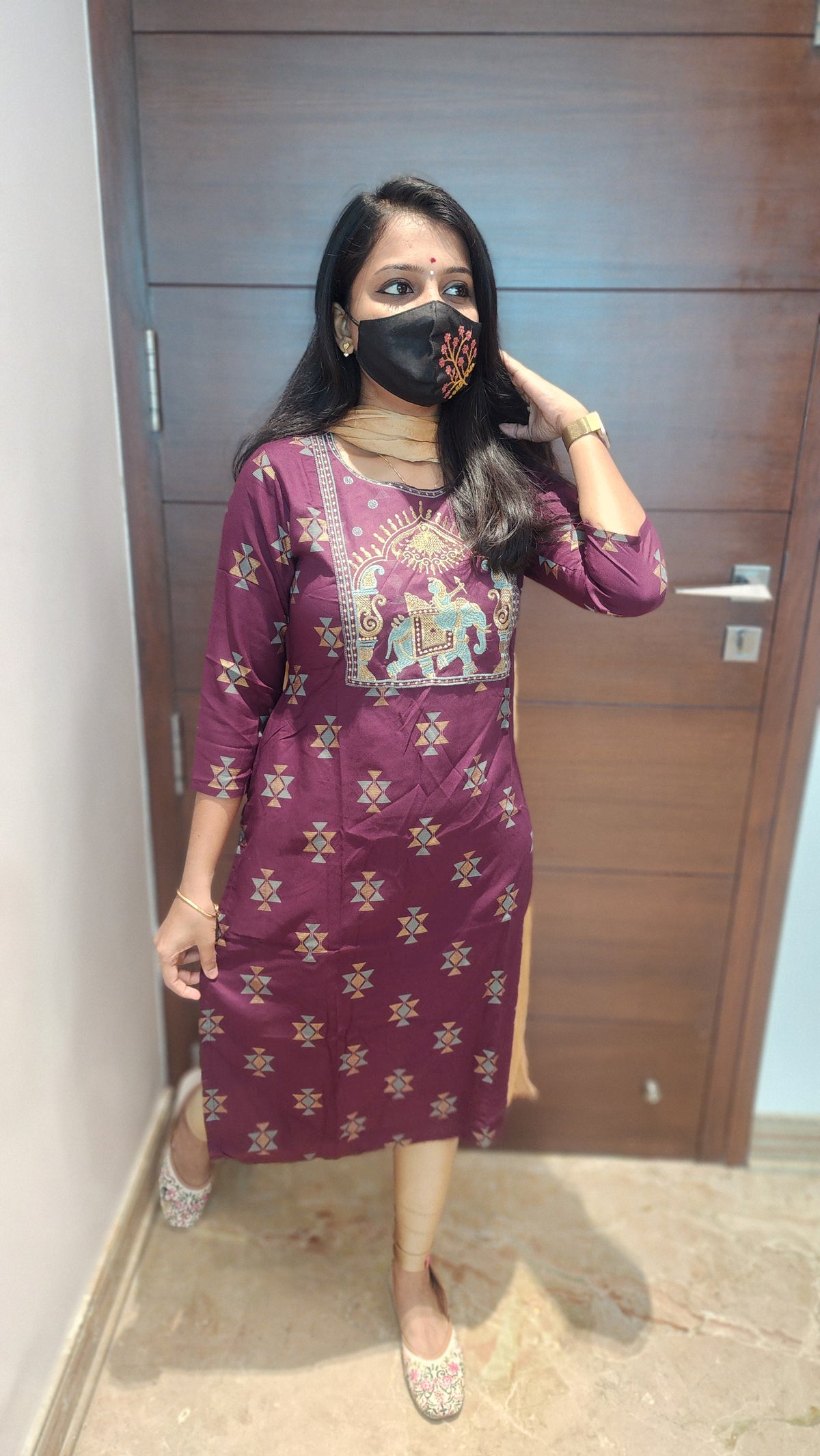 Office Wear - Embroidery(8388)