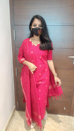 Handloom cotton Salwar Set (8440)