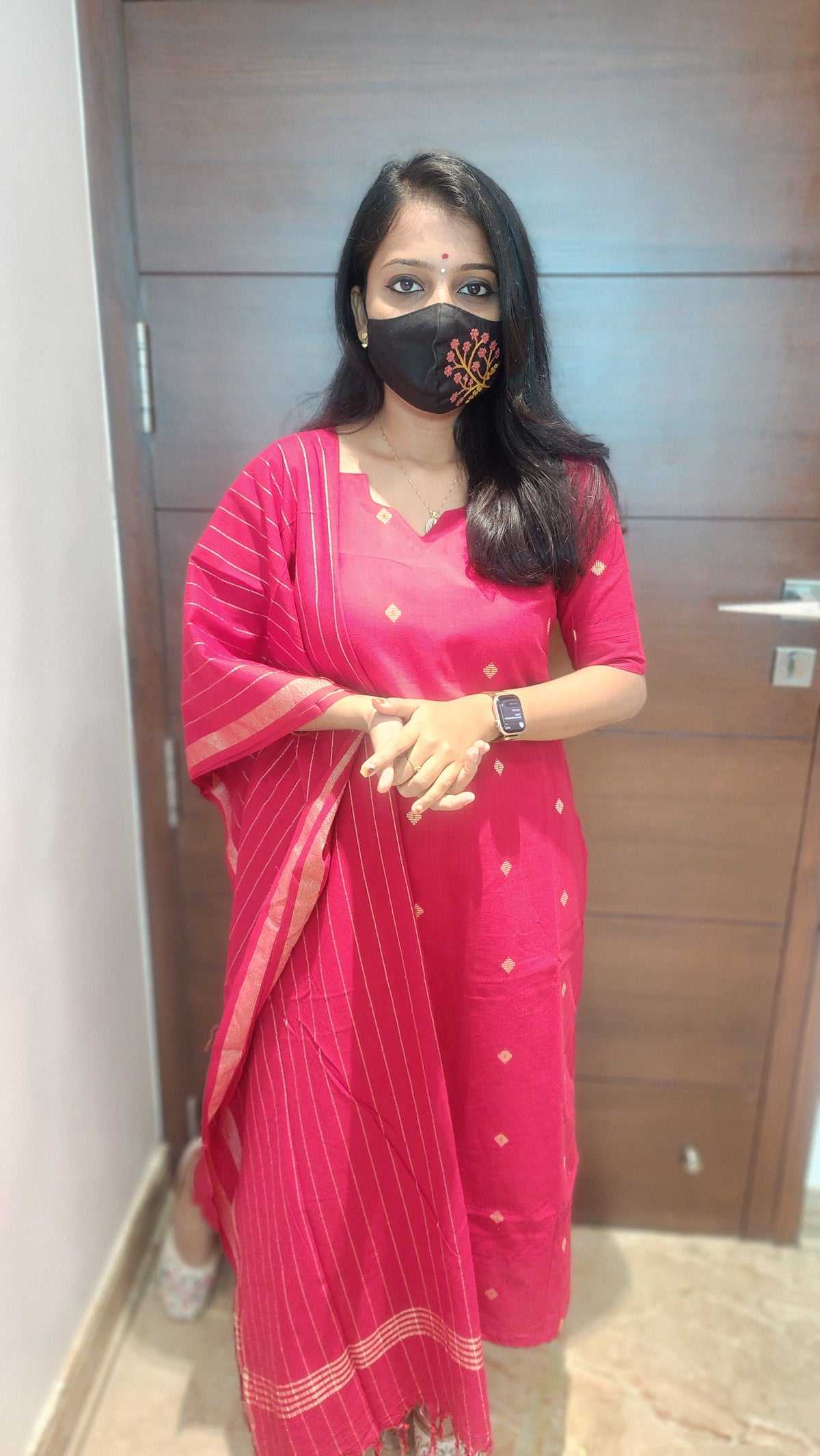 Handloom cotton Salwar Set (8440)