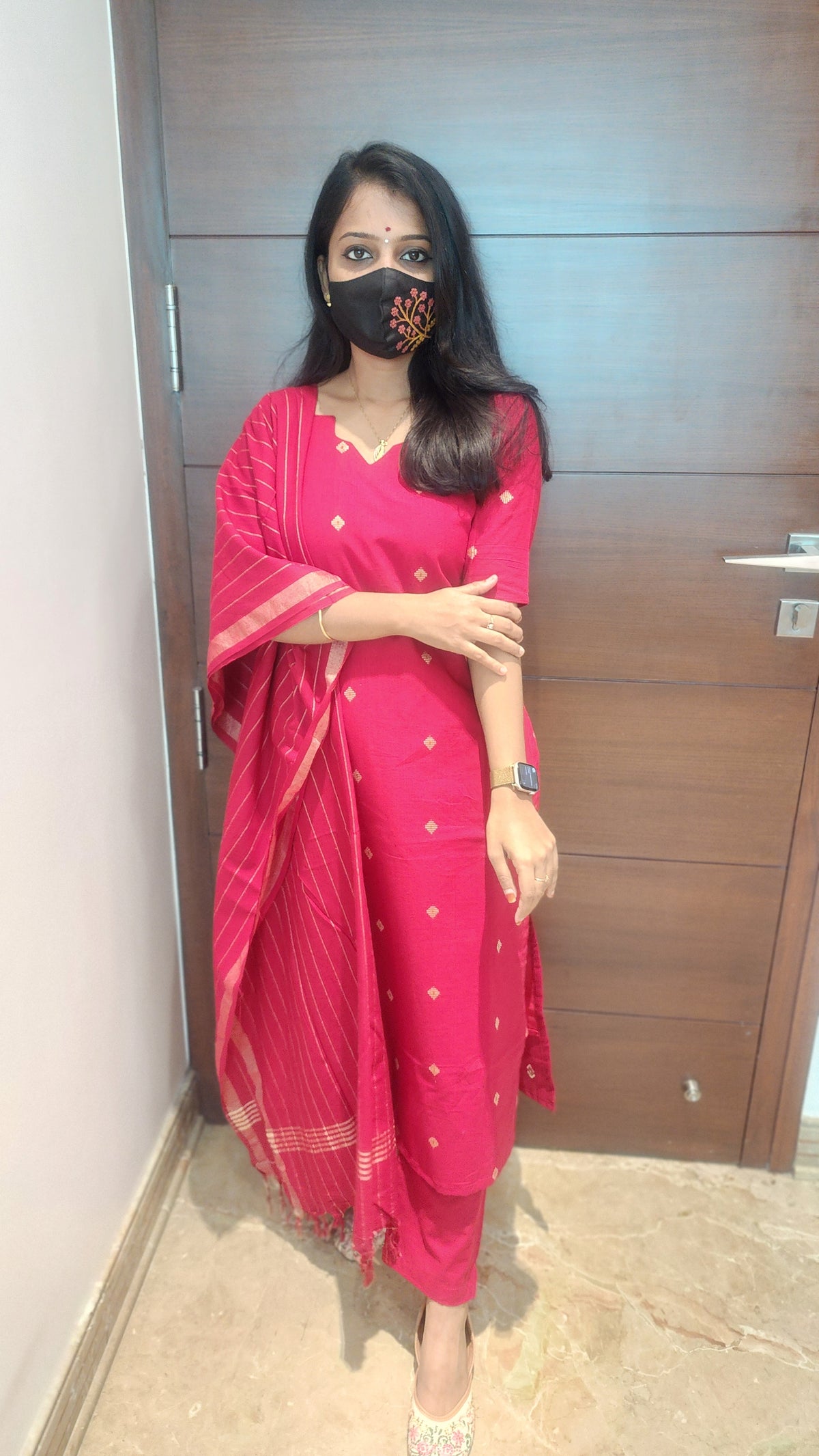 Handloom cotton Salwar Set (8440)