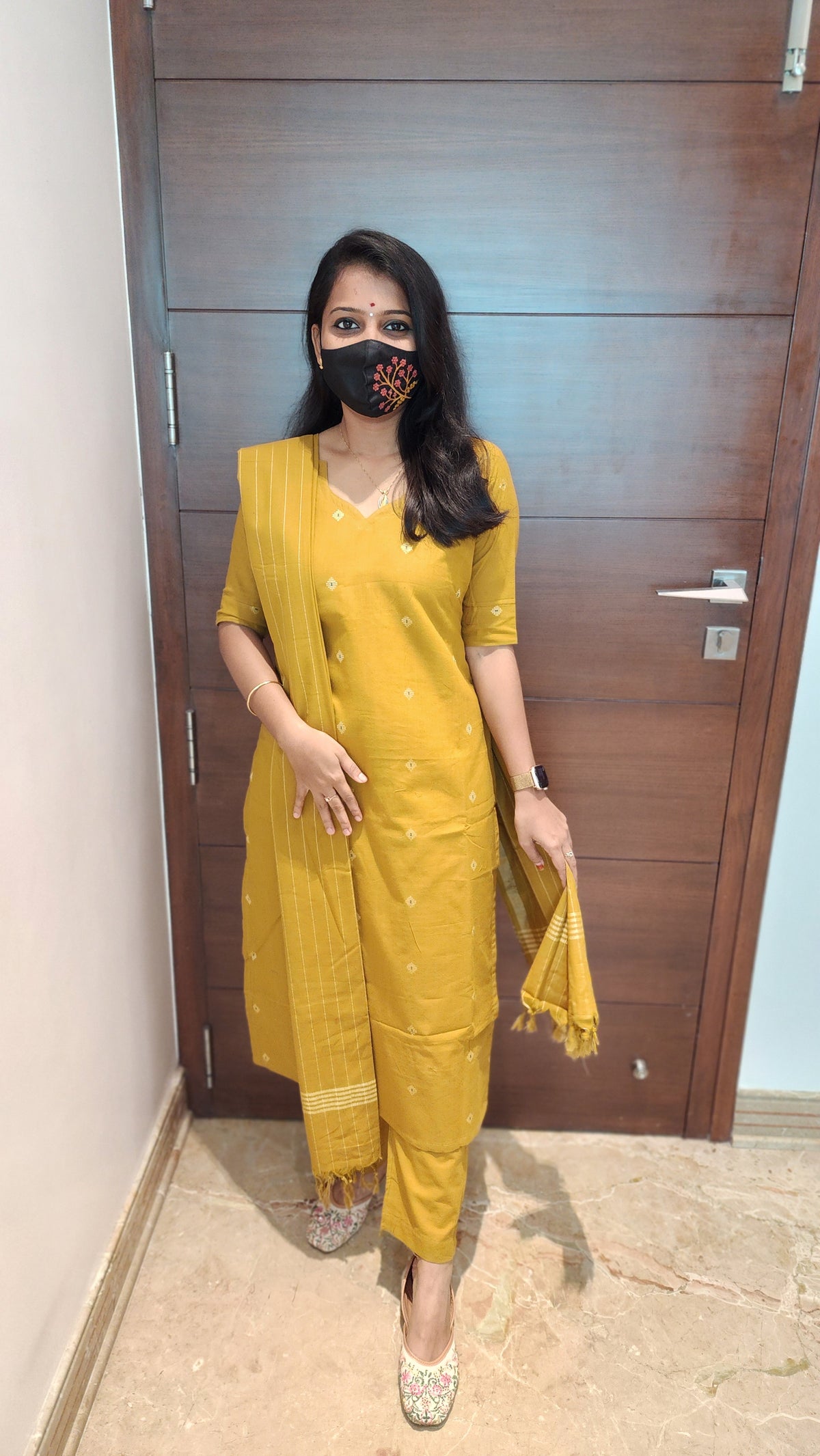 Handloom cotton Salwar Set (8442)