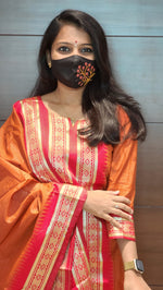 Salwar Set (kurti+Dupatta) (8395)