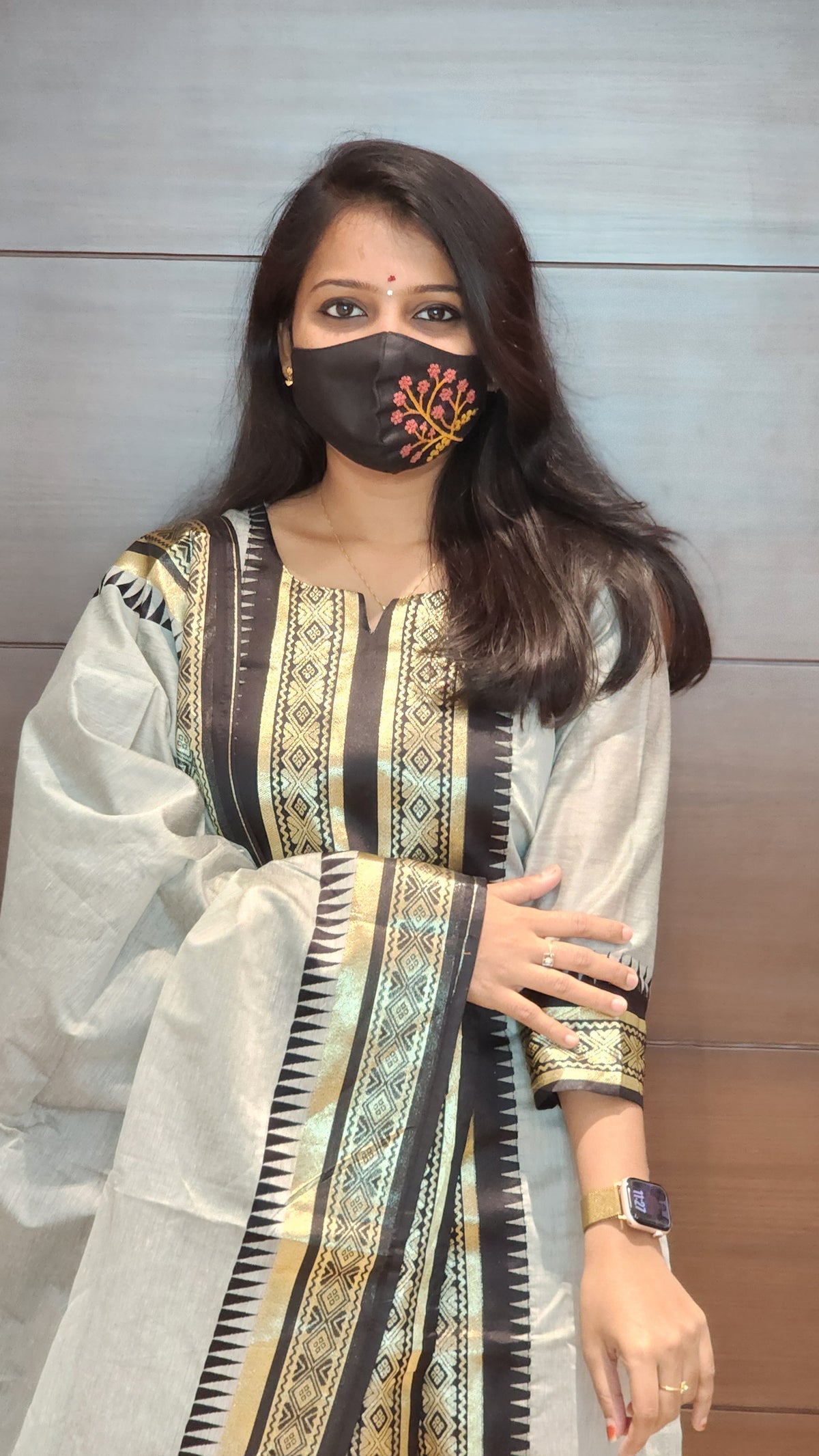 Salwar Set (kurti+Dupatta) (8391)