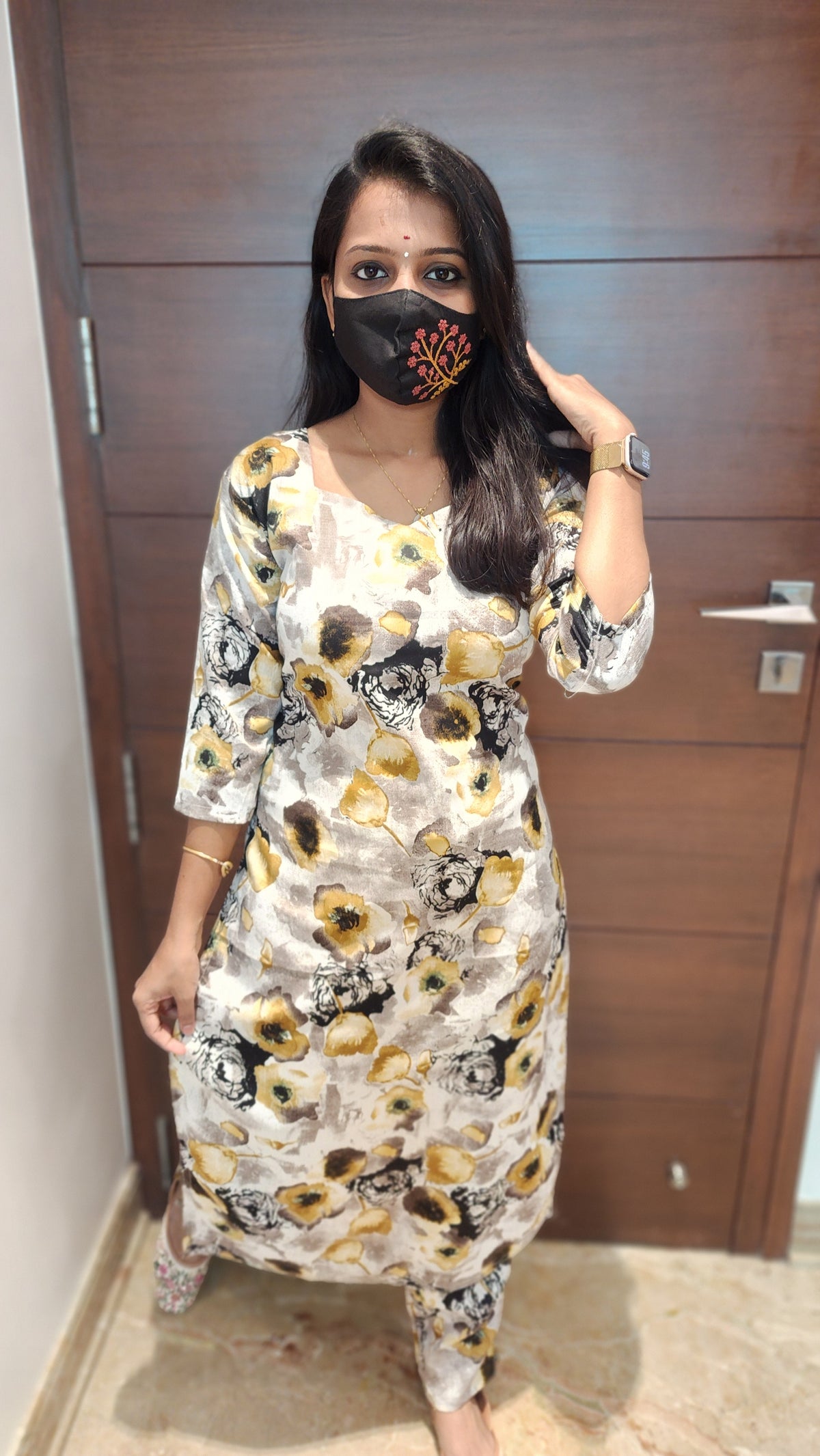 Cord set (pant & top)(8407)