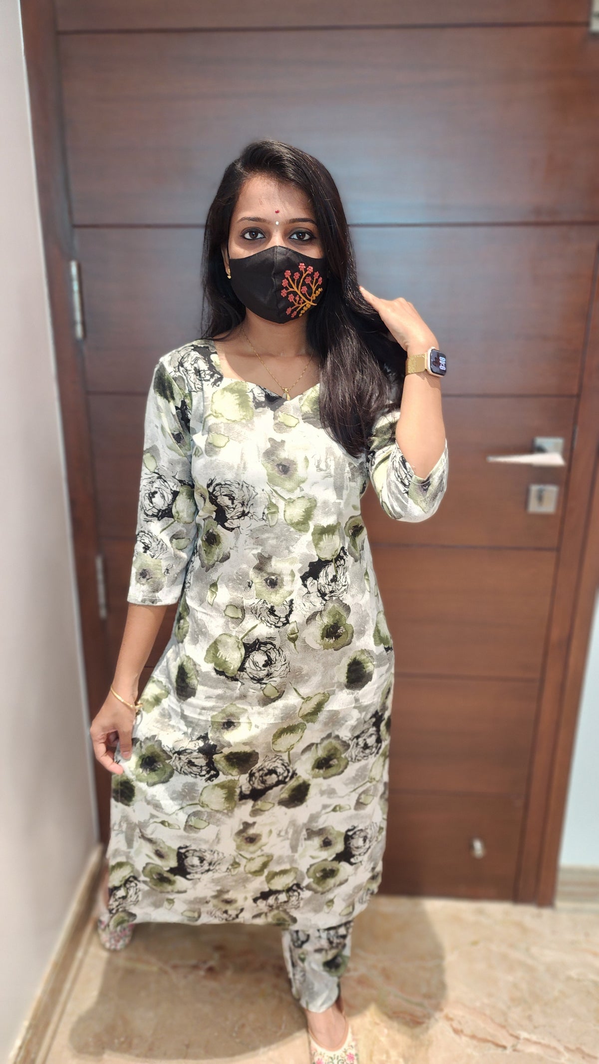 Cord set (pant & top)(8409)