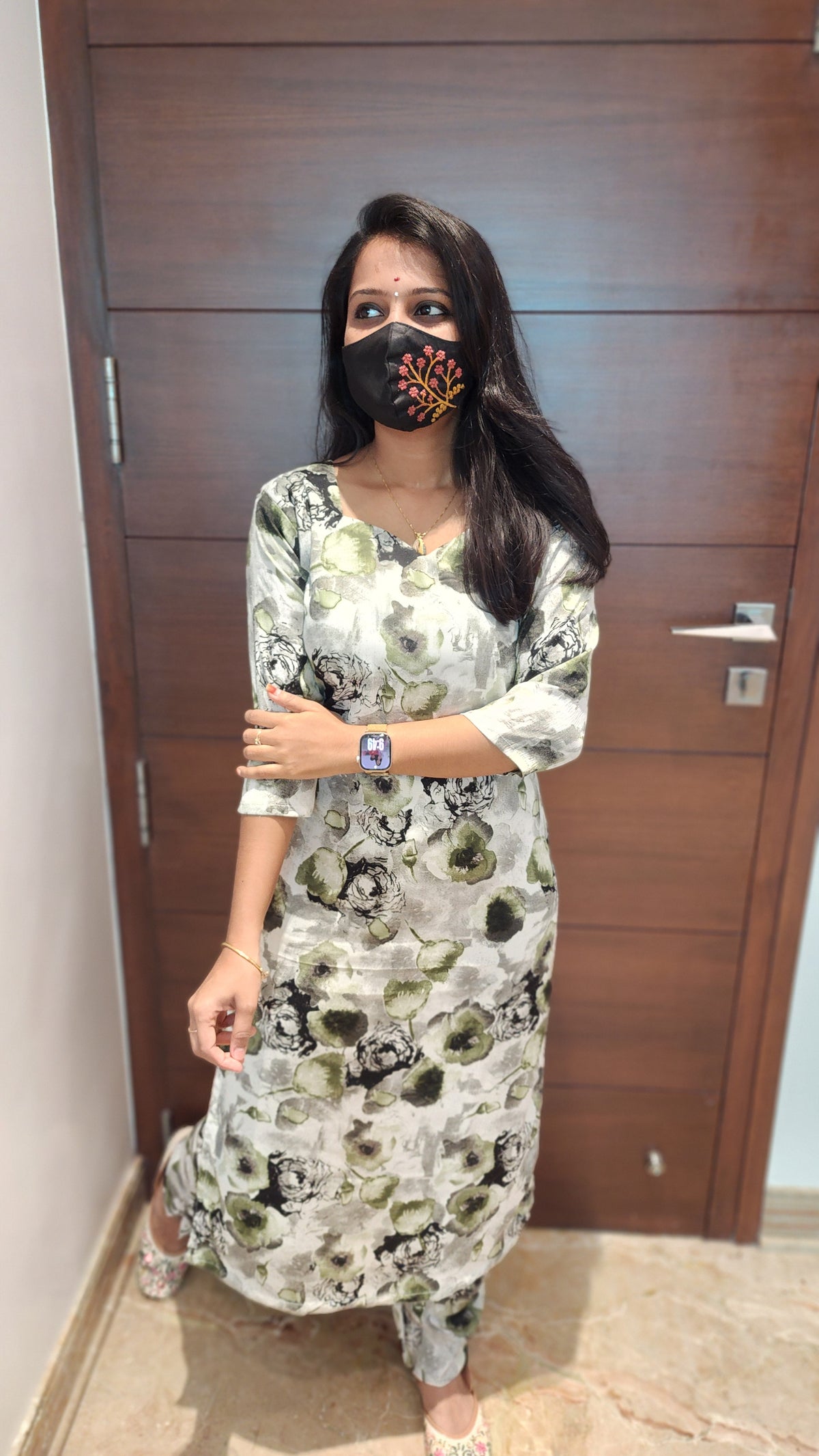 Cord set (pant & top)(8409)