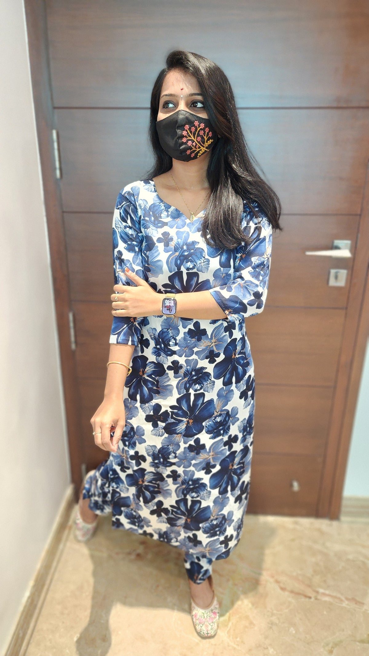 Cord set (pant & top)(8604)c4