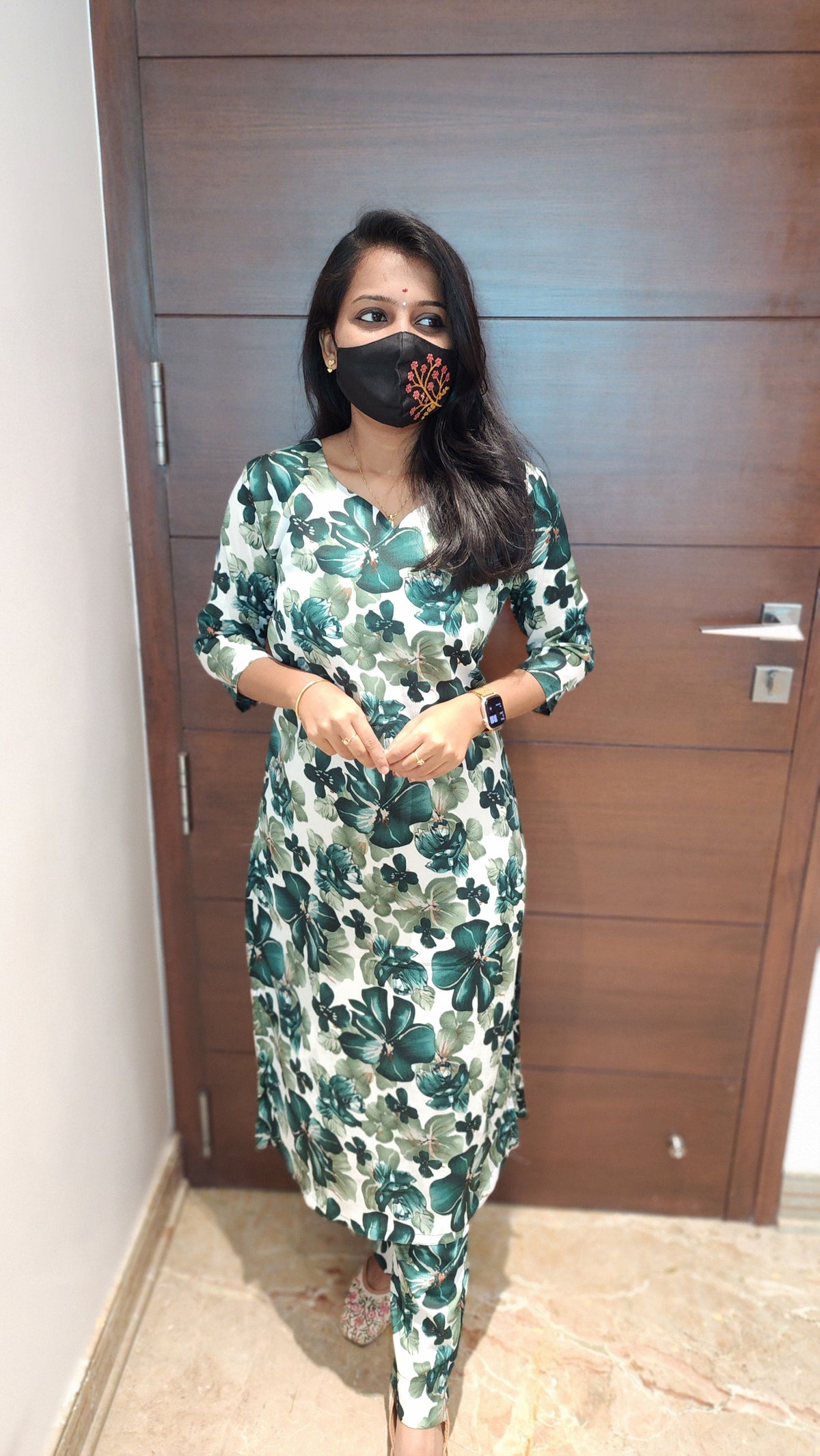 Cord set (pant & top) (8605)c