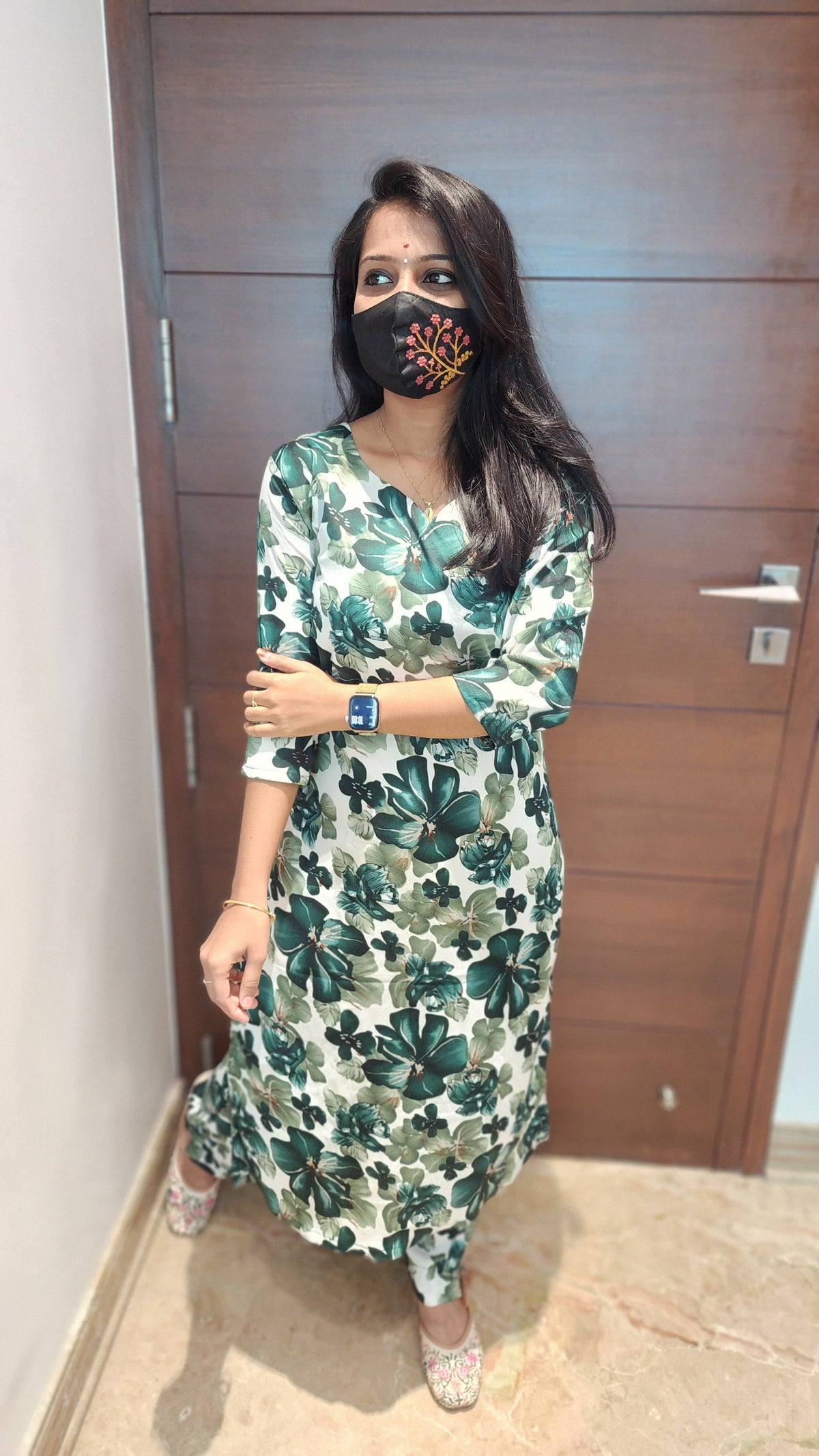 Cord set (pant & top) (8605)c