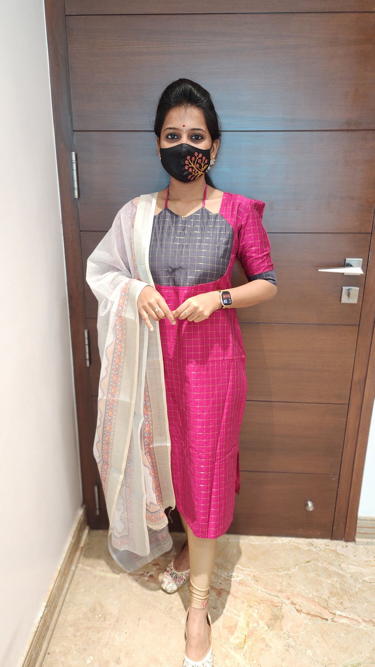 Salwar Set (Kurti+Dupatta) (9191) C4