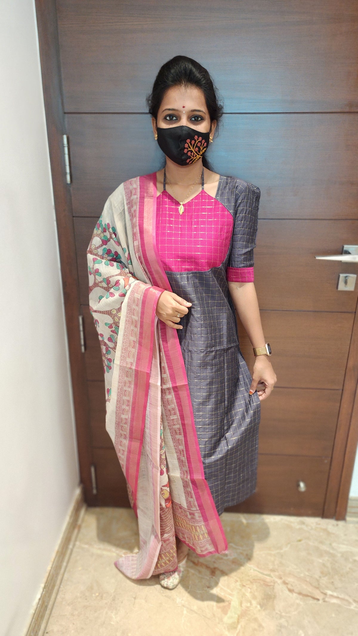 Salwar Set (Kurti+Dupatta) (9192)C9