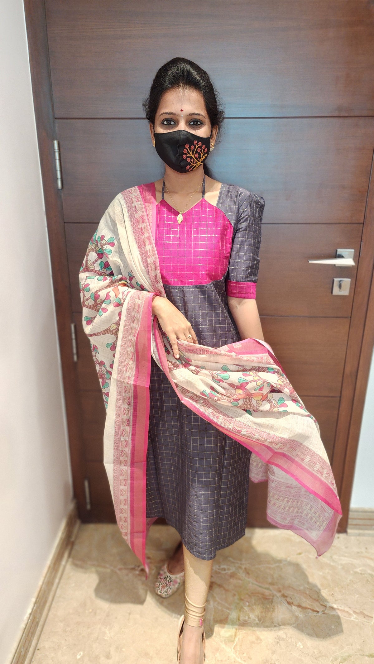 Salwar Set (Kurti+Dupatta) (9192)C9