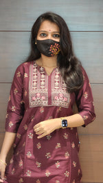 Office Wear - Embroidery(8589)c