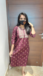 Office Wear - Embroidery(8589)c