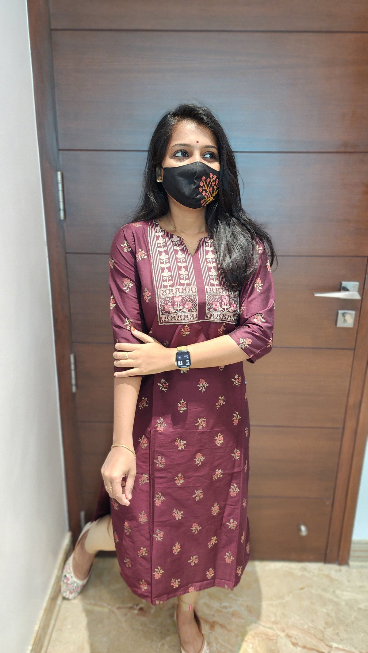 Office Wear - Embroidery(8589)c