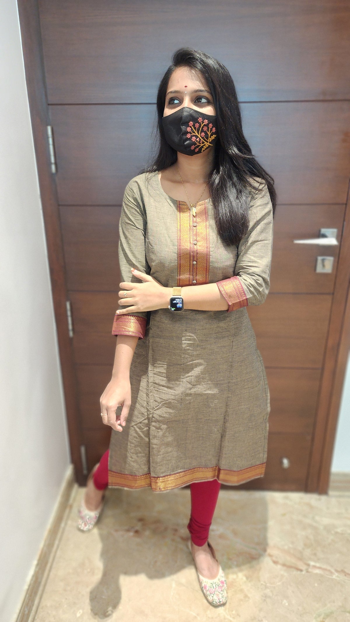 Office Wear kurti-Mangalgiri cotton(8627)c3