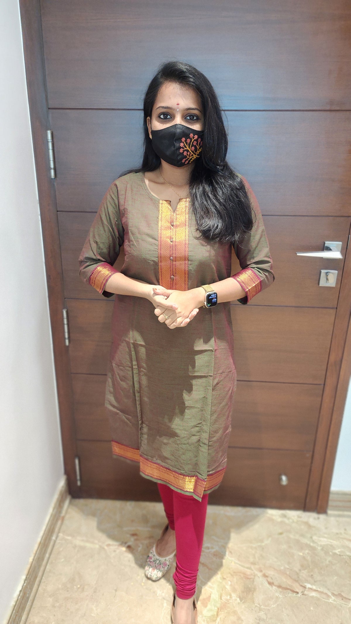 Office Wear kurti-Mangalgiri cotton(8627)c3