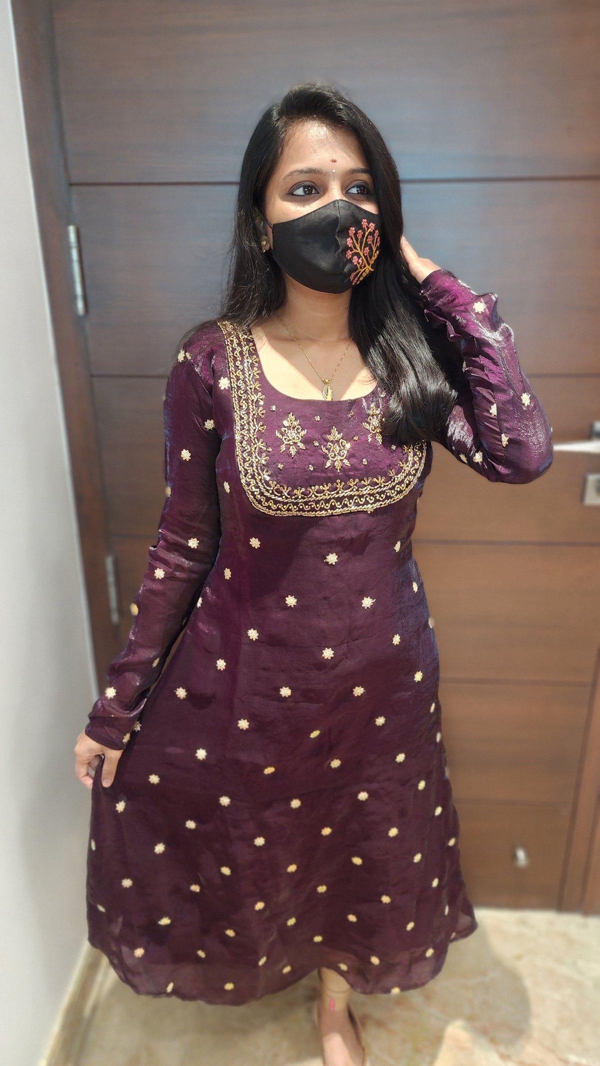 Handwork Kurti -Party wear Kurti (8709)c