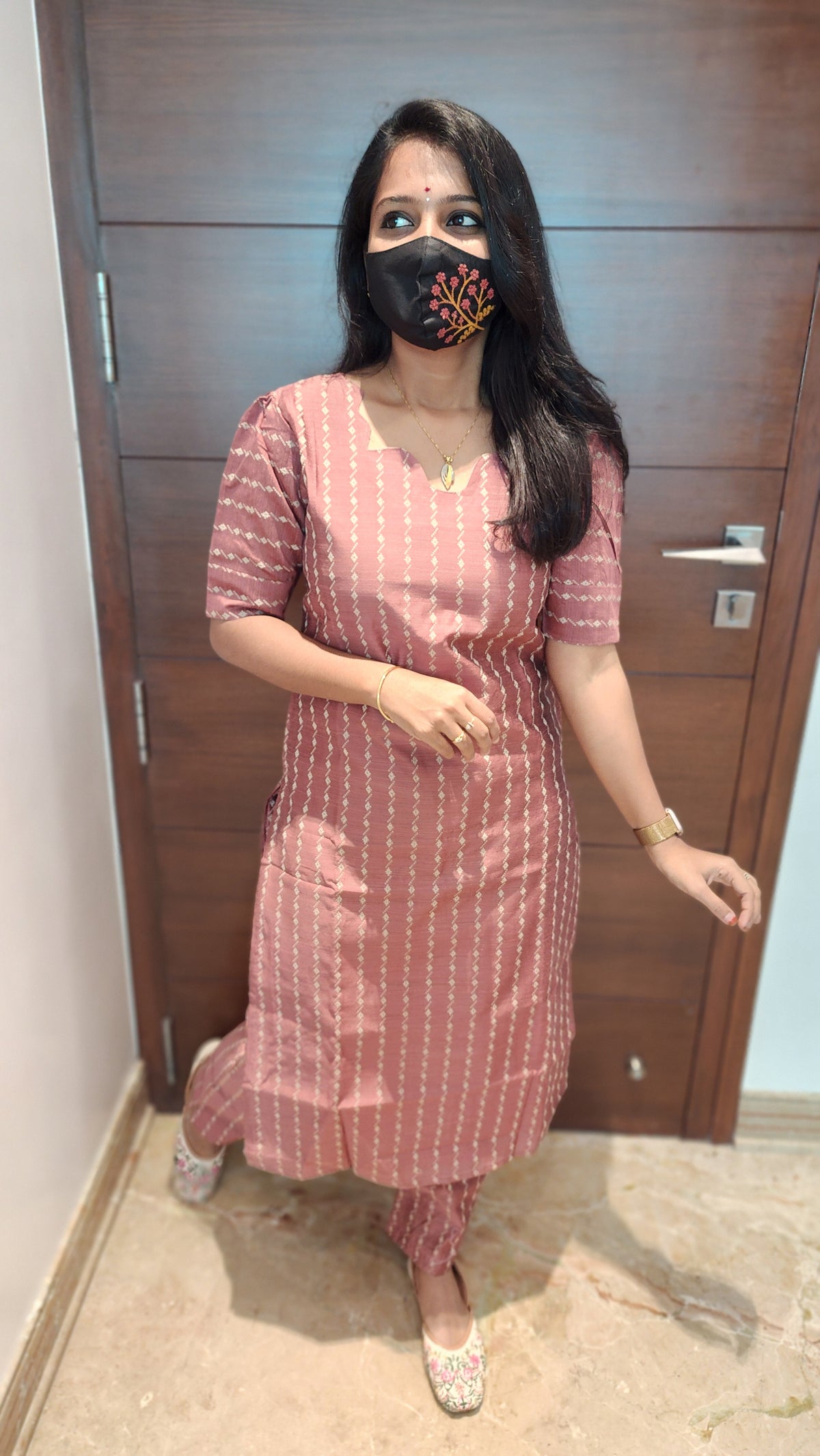 Cord set (pant & top) (9084)