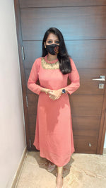 *Jewel Neck kurti (8878)*