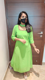Jewel Neck kurti (8879)c2